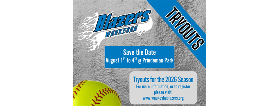 2026 Blazers Softball Tryouts