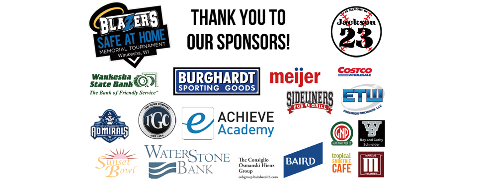 Thank you all our Sponsors!